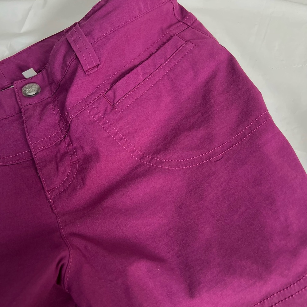 Athleta Purple Magenta Bermuda Shorts Slim Fit for‎ Women’s Size 8 - Picture 5 of 5